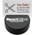 Hockey Puck Business Card Holder